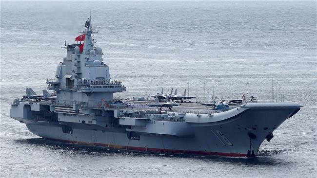 China Aircraft carrier . source: press tv /reuters
