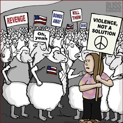 "Non Violence" by Takebackpakistan ©2007
