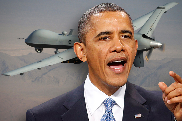 obama a job well drone